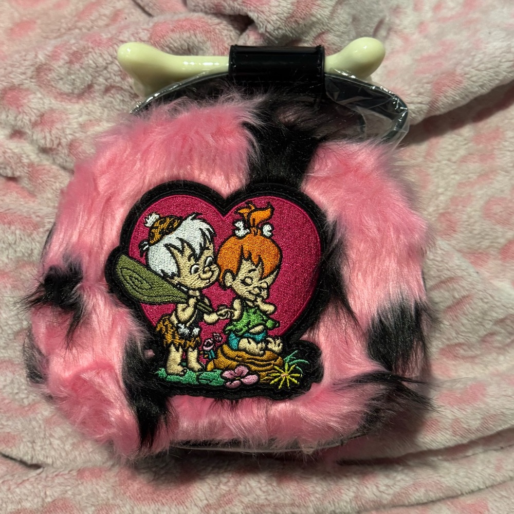 Dolls Kill The Flintstones Furry Crossbody Bag
